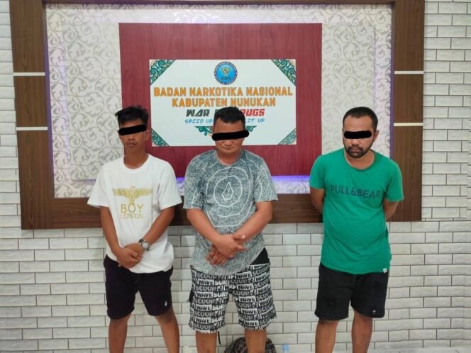 BNNK , Ringkus 3 Pemain Narkoba di Nunukan