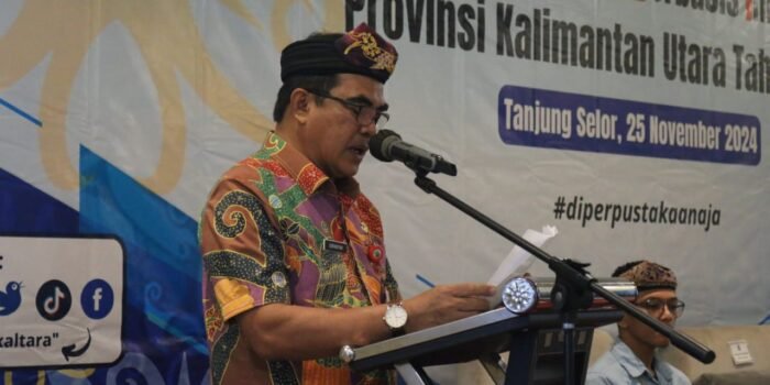 Buka Sosialisasi TPBIS, Sekda Provinsi Kaltara Tekankan Pentingnya Revitalisasi Perpustakaan