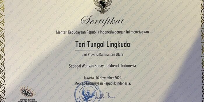 Tari Tungal Lingkuda Dinobatkan Sebagai Warisan Takbenda Indonesia