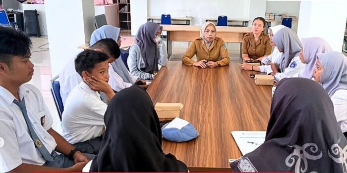 Perpustakaan Kaltara Terima Kunjungan Siswa SMAN 1 Tanjung Palas Tengah