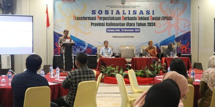Sosialisasi Transformasi Perpustakaan Berbasis Inklusi Sosial di Tanjung Selor Sukses Digelar